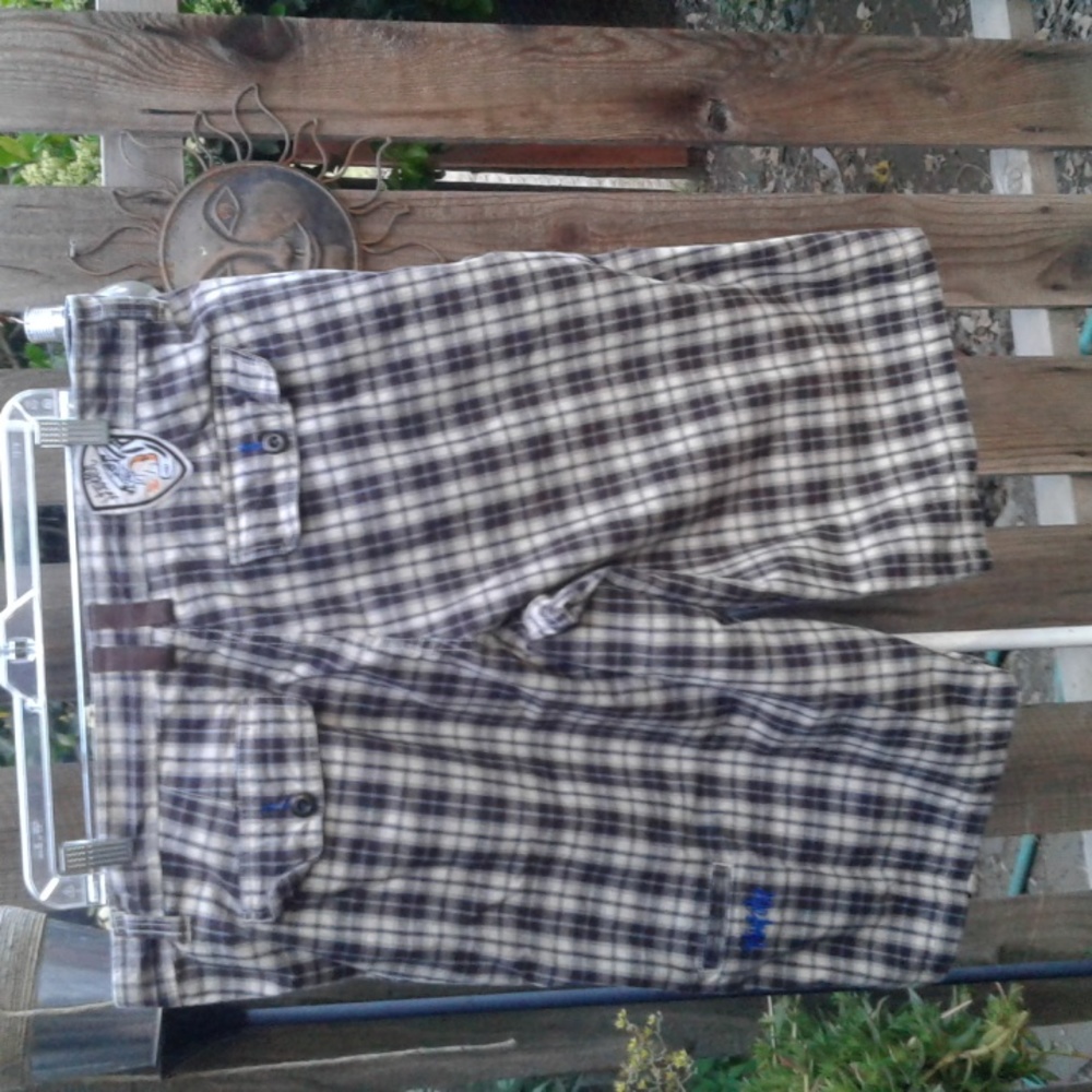 Men's shorts size 38  conditioner Brown and cream